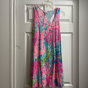 Lilly Pulitzer dress. Let’s Cha Cha pattern